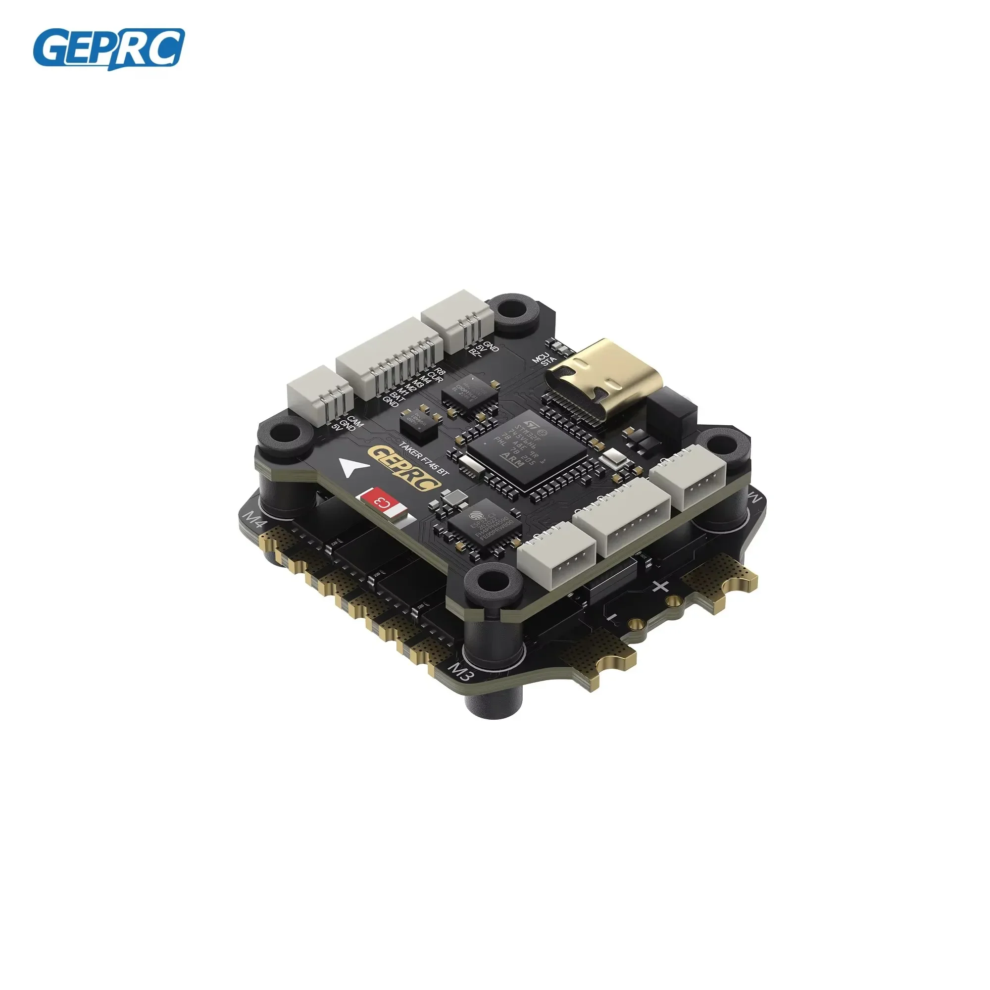 

GEPRC TAKER F745 BT 8-битный стек 60A 4IN1 ESC 512 МБ Черный ящик Анализ данных Запись полета Барометр Двойной гироскоп Гоночный FPV Дрон