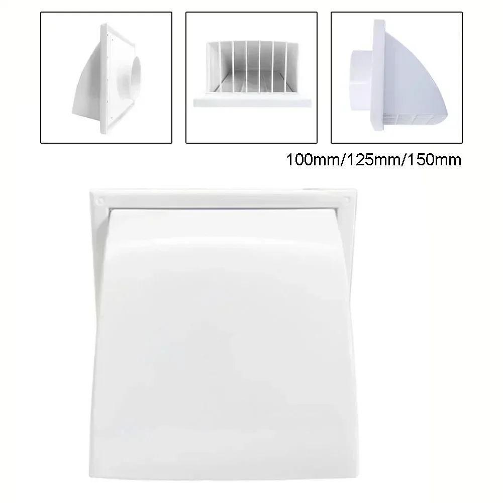 

Duct Air Outlet Air Outlet Reliable Spring-less Windproof Exterior Wall Exhaust Outlet Duct Covers Vent Grilles