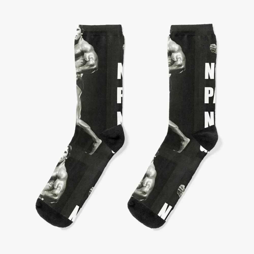 Arnold Schwarzenegger No Pain No Gain! Socks Men's kids set shoes Boy Socks Women's