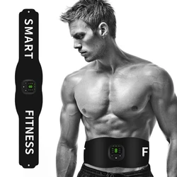 EMS electric muscle stimulator abdominal trainer 6 modes slimming belt vibrator sports equipment abdominal massager