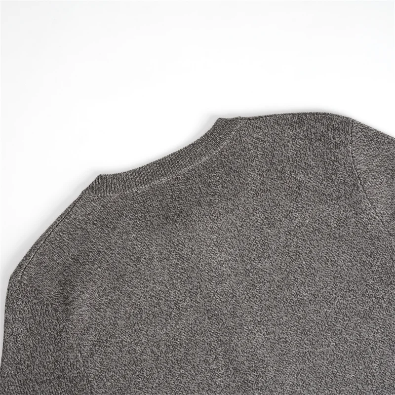 Bild 5: Strickjacke für Damen, neue Herbstkollektion 2026, einreihig, schmal geschnittenes Damen-Oberteil mit langen Ärmeln, 100% Wolle, Damenpullover, Rundhals, dünner Mantel.