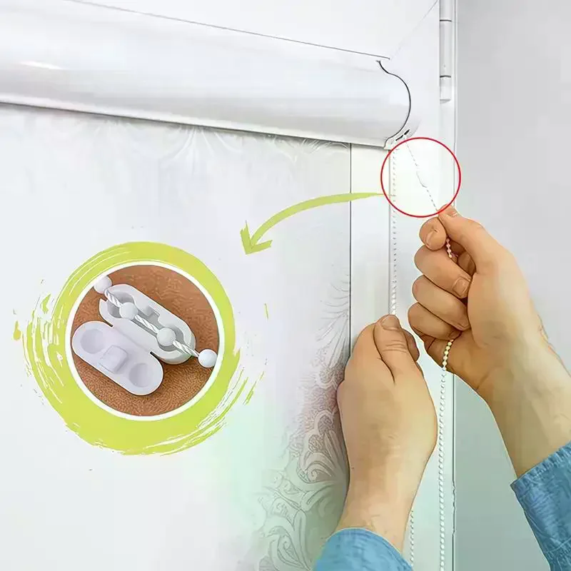 Roller Blinds Pull Cord Connector & Curtain Chain Connector Suitable For Vertical Blinds, Cord Repair Parts 10/20pcs