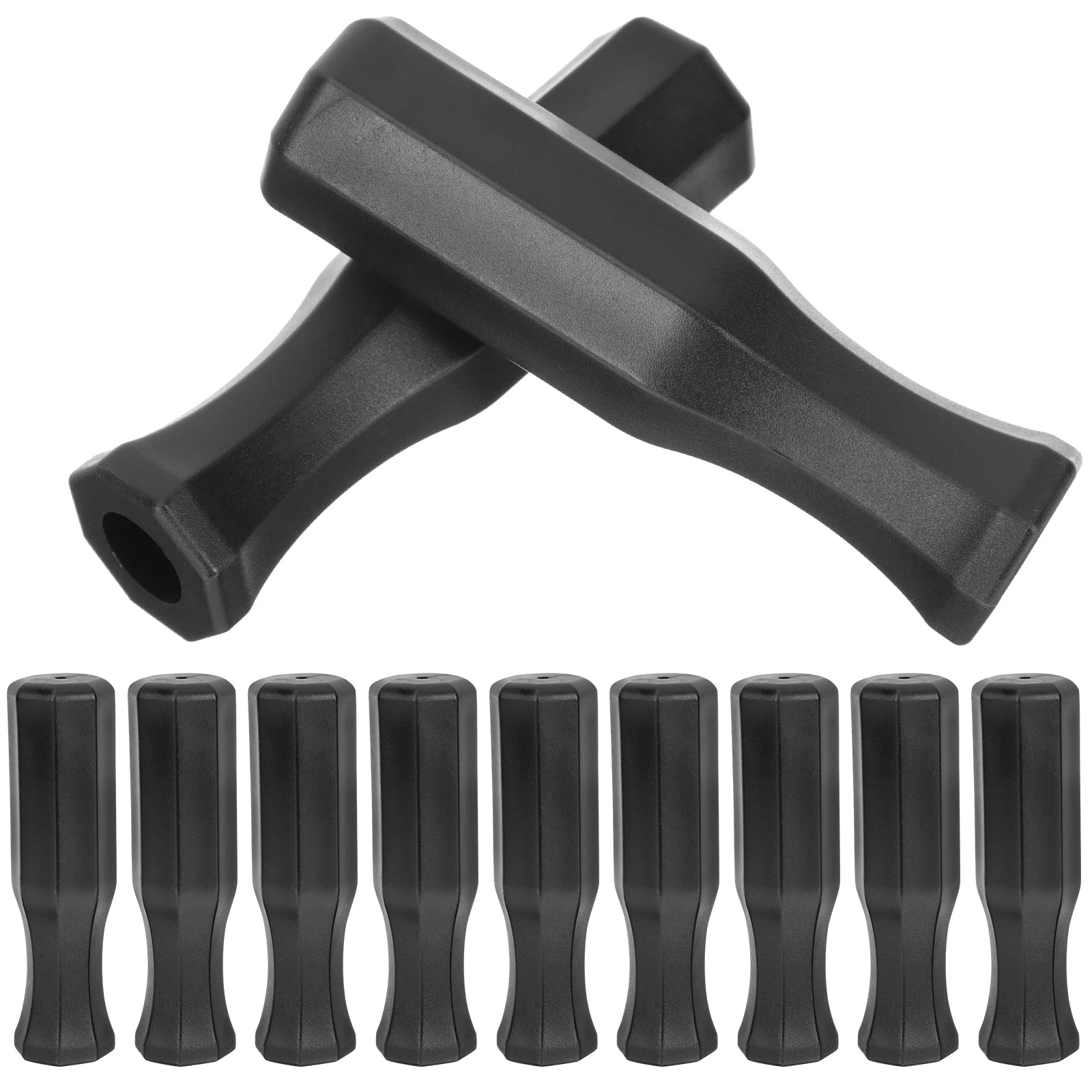 10 Stück Fußball-Maschinengriffe, achteckiger Kunststoff-Ersatz, ergonomisches kompaktes Design, glatt, leicht zu reinigen, Tischfußball-Griff für
