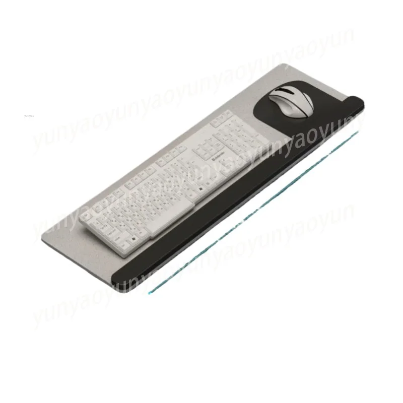 Ergonomic Keyboard Holder, Multi-function 360 ° Rotation, Under-table Keyboard Holder, Adjustable Tilt Angle