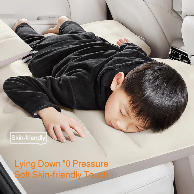 Car Back Electric Inflatable Bed One-touch Inflatable Thick Air Cushion Portable Sleeping Mattress Pad Suitable for Travel view 4