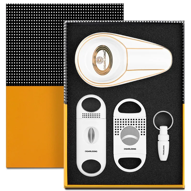 

High-End Portable Cedar Cigar Box Humidifier Premium Portable Storage Container for Cigars with Sleeve