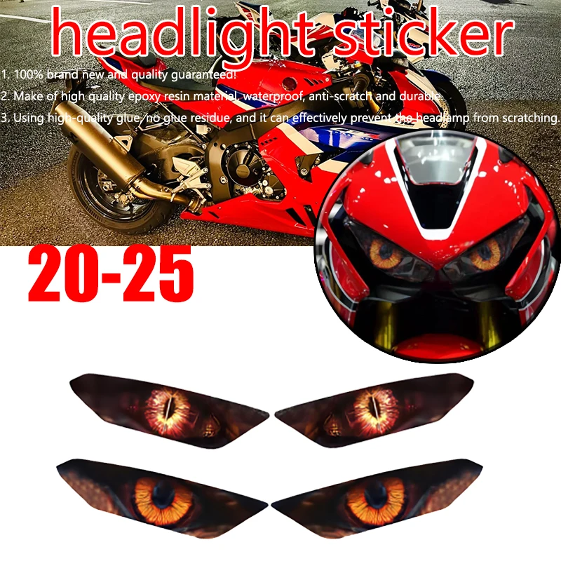 

Для HONDA CBR1000RR-R CBR1000RR CBR1000 RR аксессуары для мотоциклов, защитная наклейка для фар, наклейка для глаз и тела