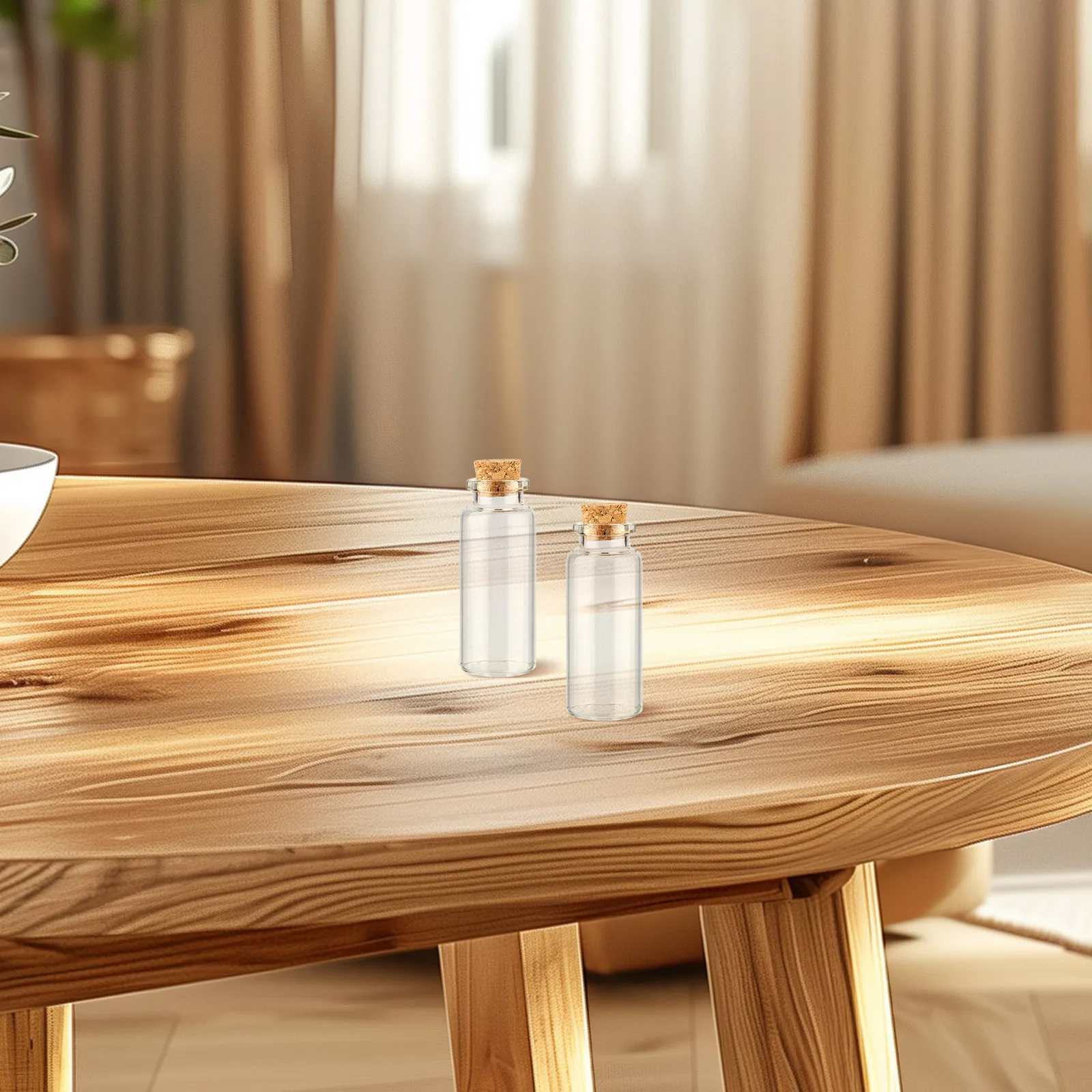 

12Pcs Mini Glass Bottles Cork Stoppers Small Jars for Crafts DIY Gifts Wedding Decor Mini Glass Bottles Spell Jars