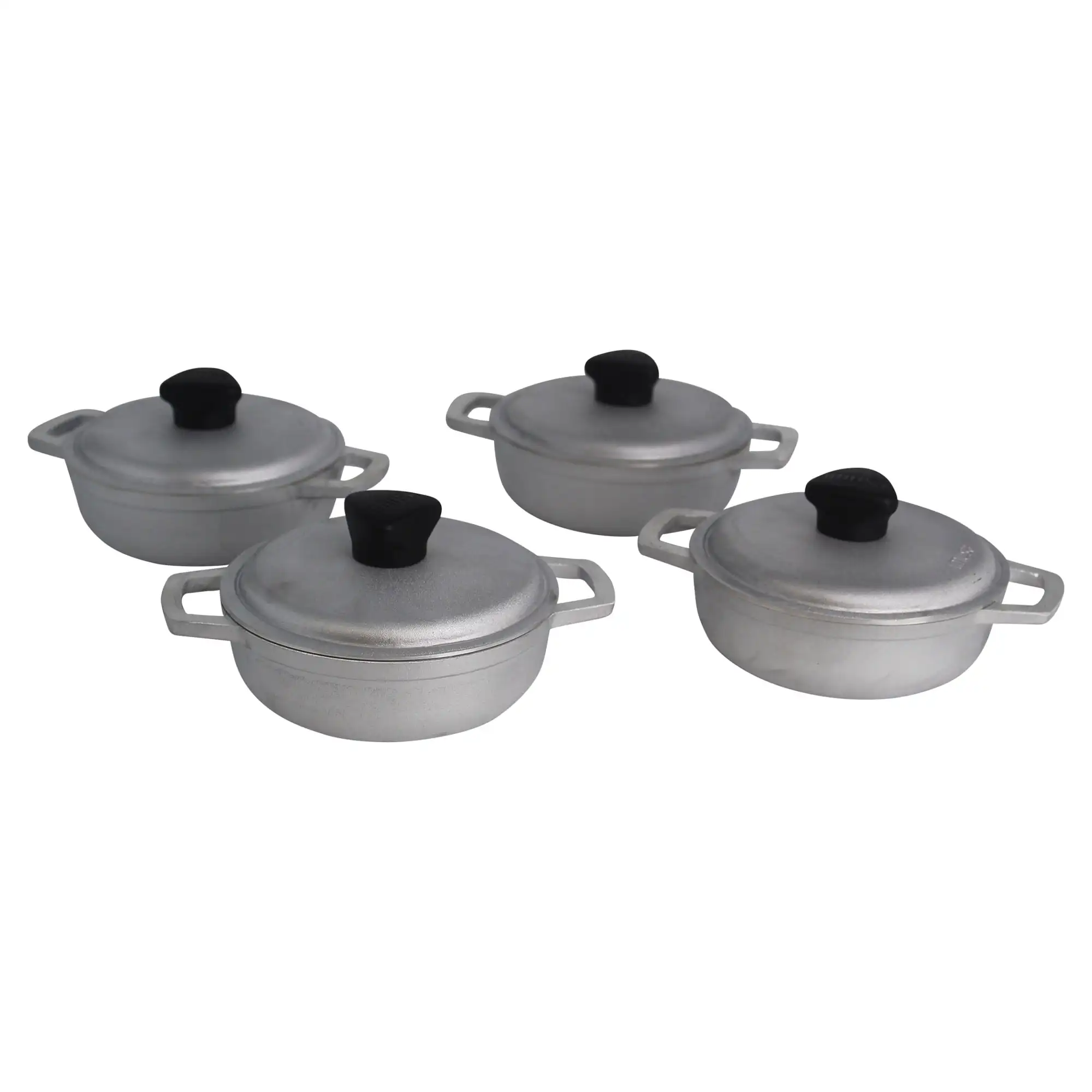 

0.5qt Cast Aluminum Mini Caldero 4pc Set
