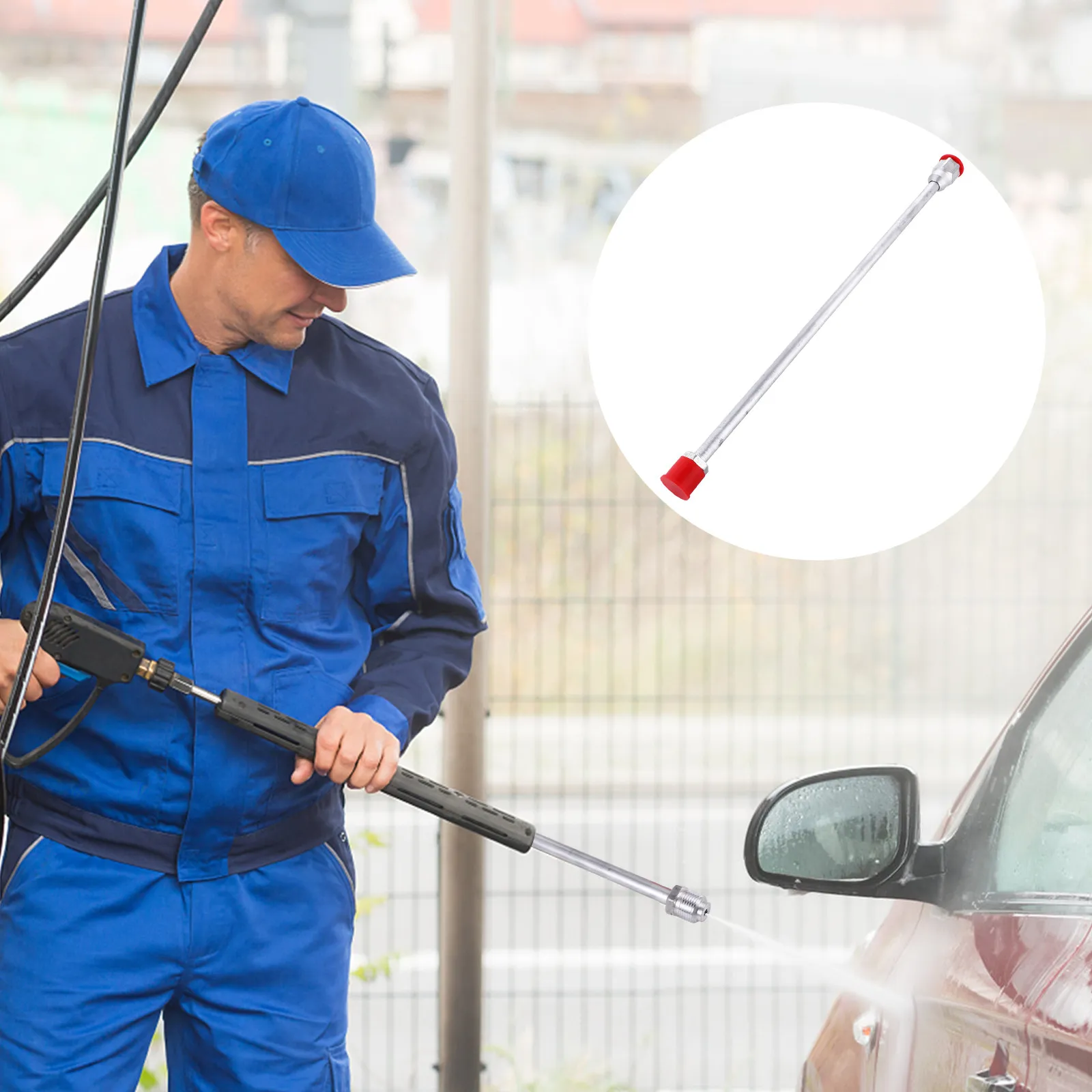 Heavy-Duty Sprayer Extension Rod for Airless Paint Sprayers Long-Lasting Corrosion-Resistant Easy-Install Atomizing Efficiency