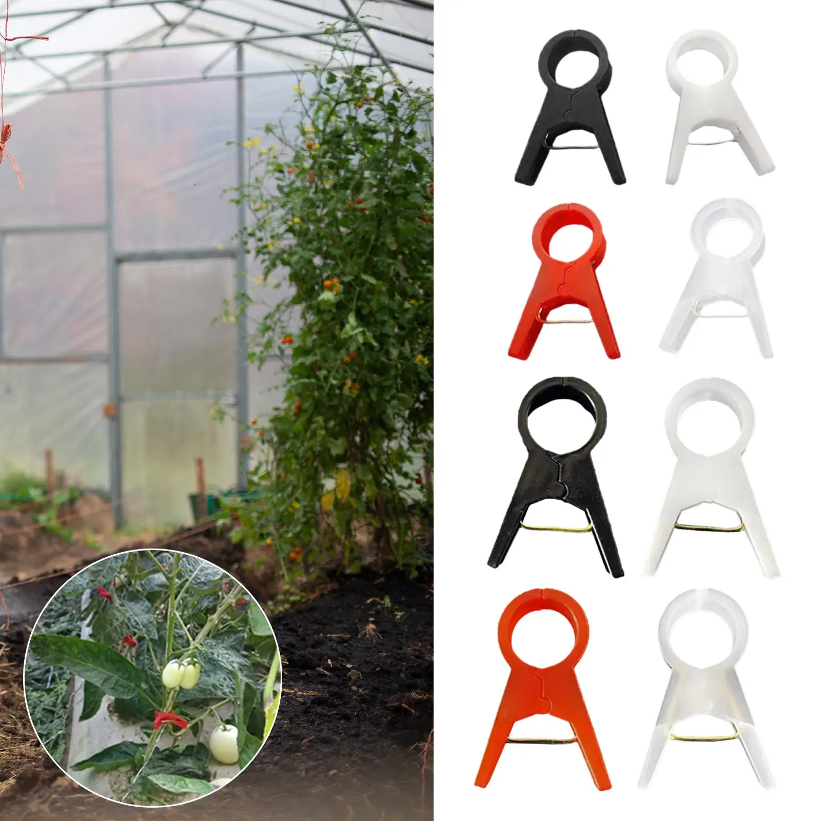 100x Plant Clips Reusable Vegetables Grow Upright Portable Cucumber Grape Vine