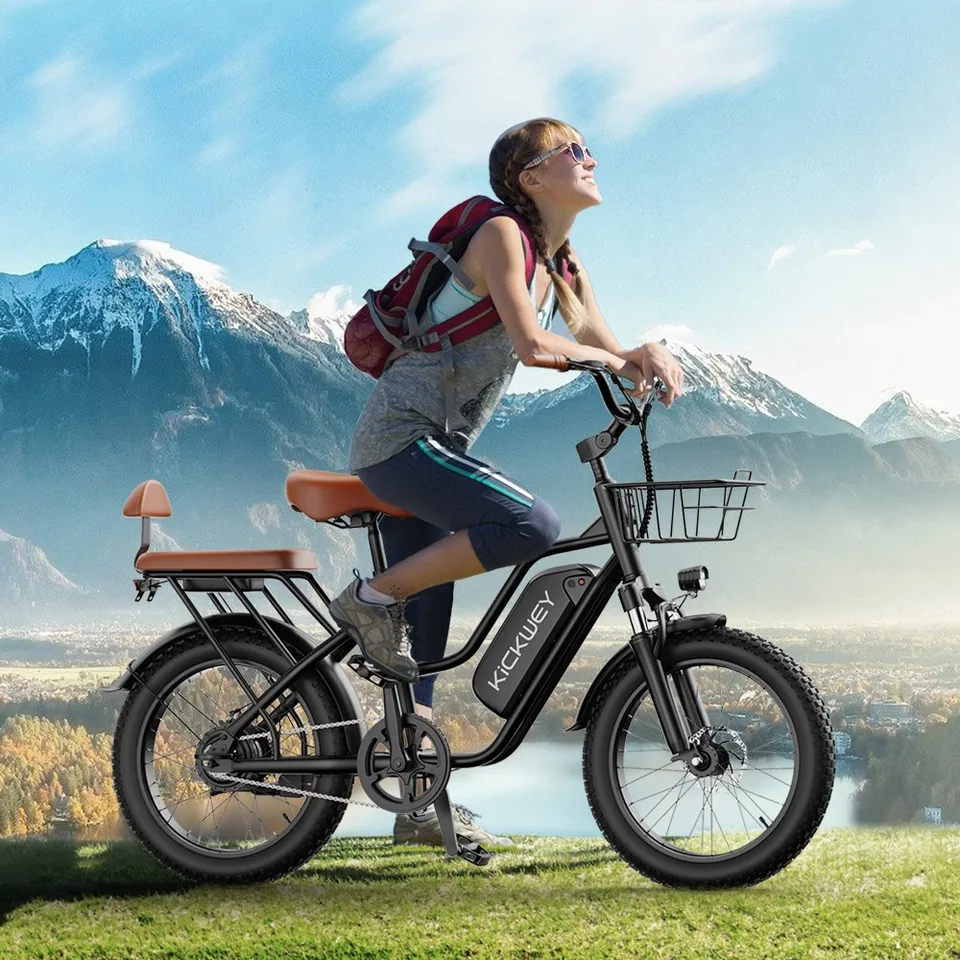 1500W Electric Commuting Bike for Adults 1500W Dual Seat City Family Ebike image 4