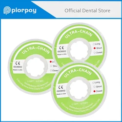 PIORPOY 2.28M/Roll Cadeia De Potência Odontológica Elástica Ortodôntica Ultra Correntes Para Cintas De Dentes Archwires Odontologia Ortodoncia Materiais