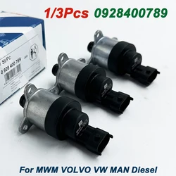 1/3Pcs High Quality For MWM VOLVO VW MAN 0928400789 Diesel Control Solenoid SCV Valve Fuel Pressure Regulator Metering Unit