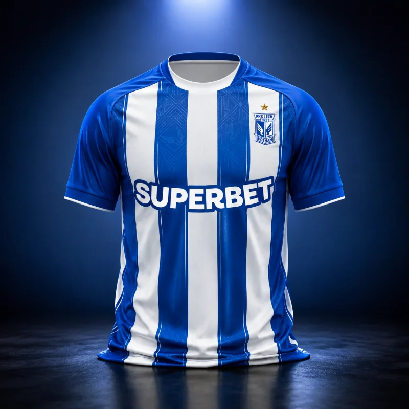 26-27 Saison Lech Poznań Fan-Geschenke Trikot Eltern-Kind 3D Sport T-Shirt Atmungsaktives Schnelltrocknendes Sweatshirt – Detail 2