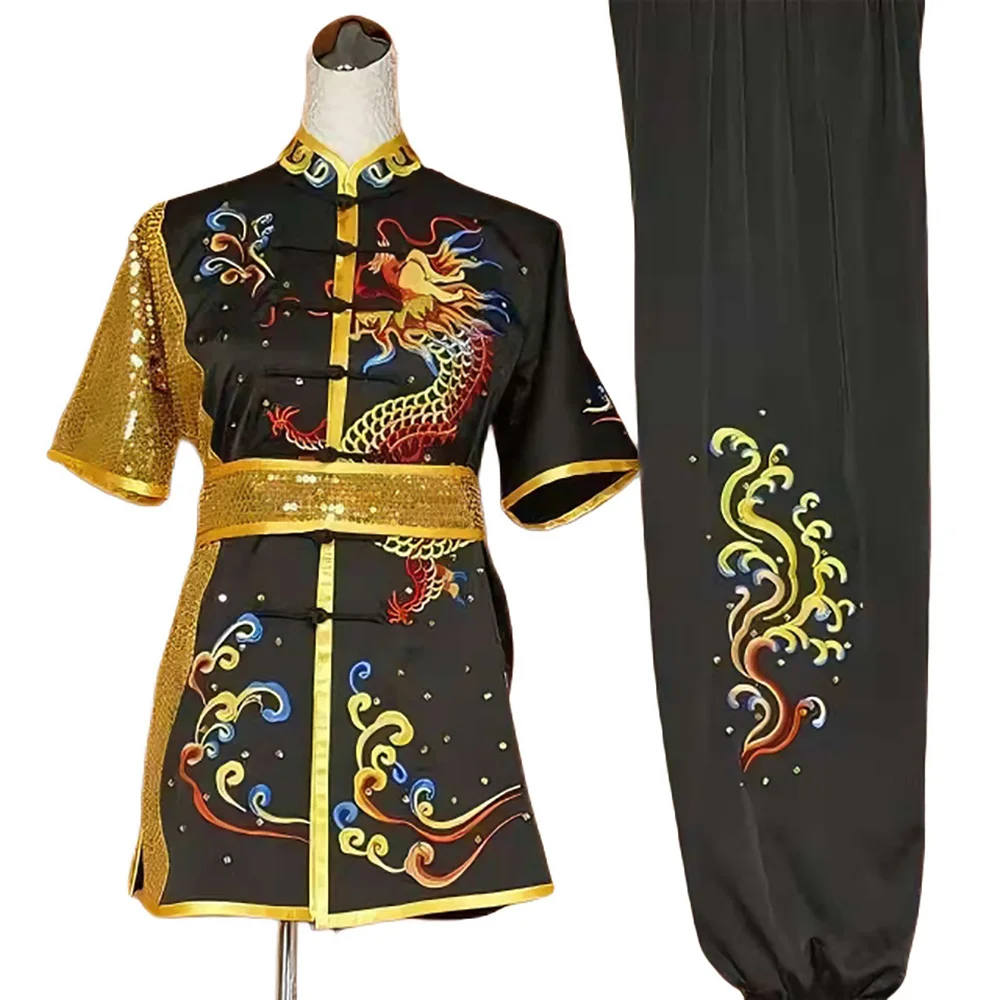 Summer Wushu Taichi Clothes Changquan Uniform Martial Arts Competition Kungfu Costumes Nanquan Taolu Clothes Chines