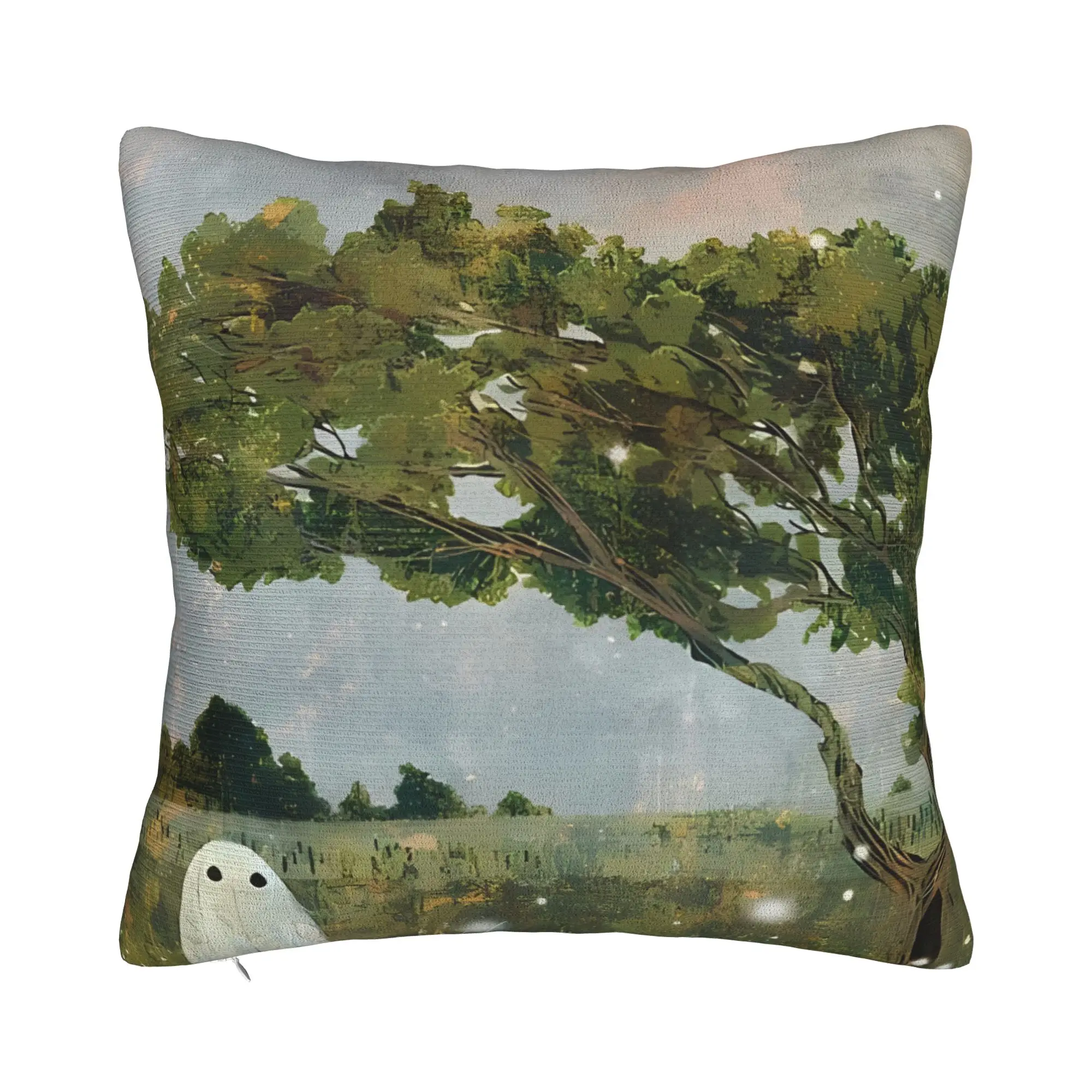 G Ghost Fairy Tree For Porch Patio Couch Sofa Living Room Outdoor Pillowcases G-Ghost Pillow Cover Soft Durable