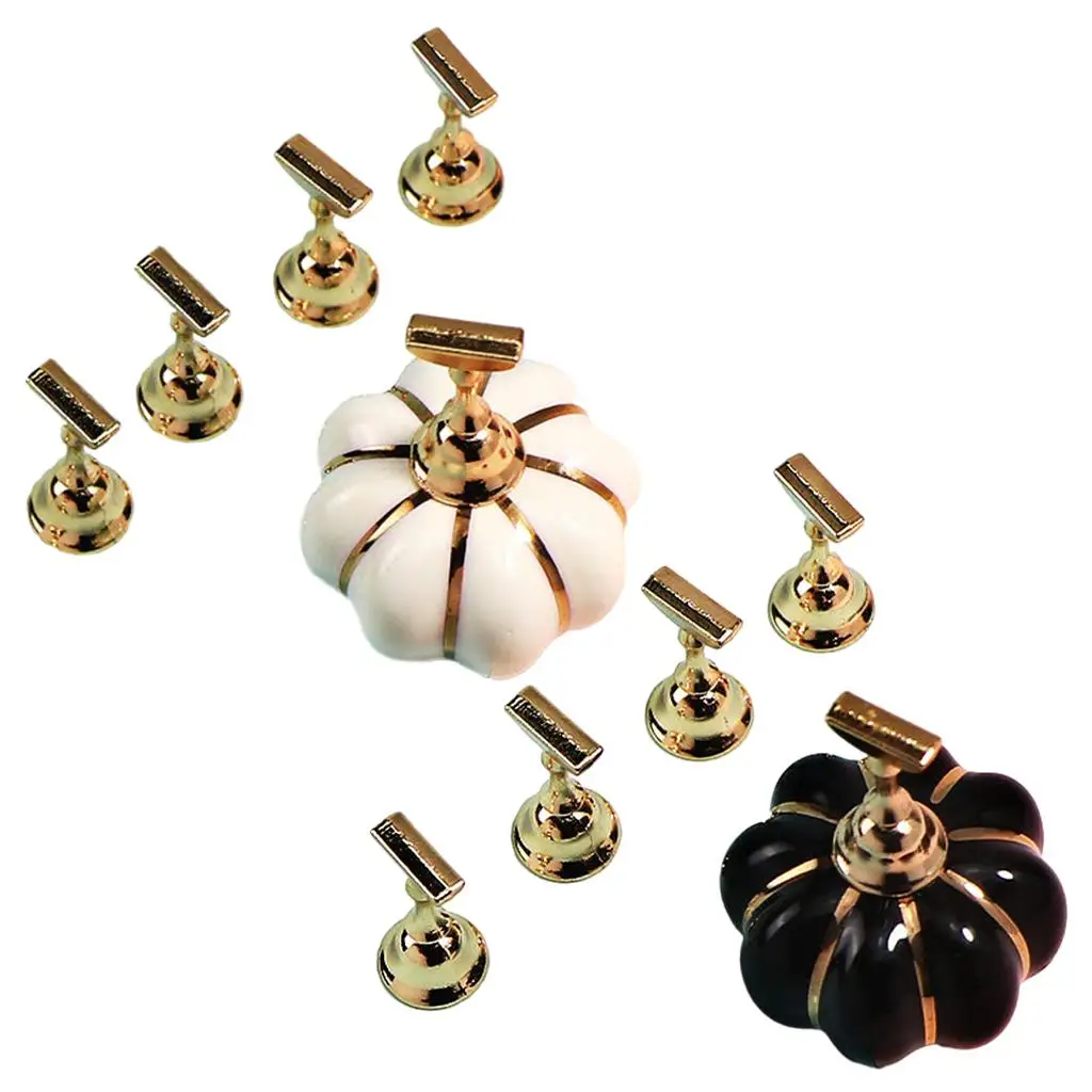 Pumpkin Nail Art Holder Magnetic Showing Shelf for Nail Art Display Nail Art Beginners