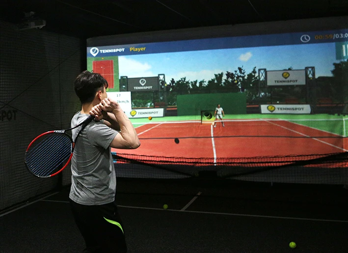 Digital Sports Interactive Equipment Indoor Tennis Simulator VR/AR/MR Games for Home or School Use