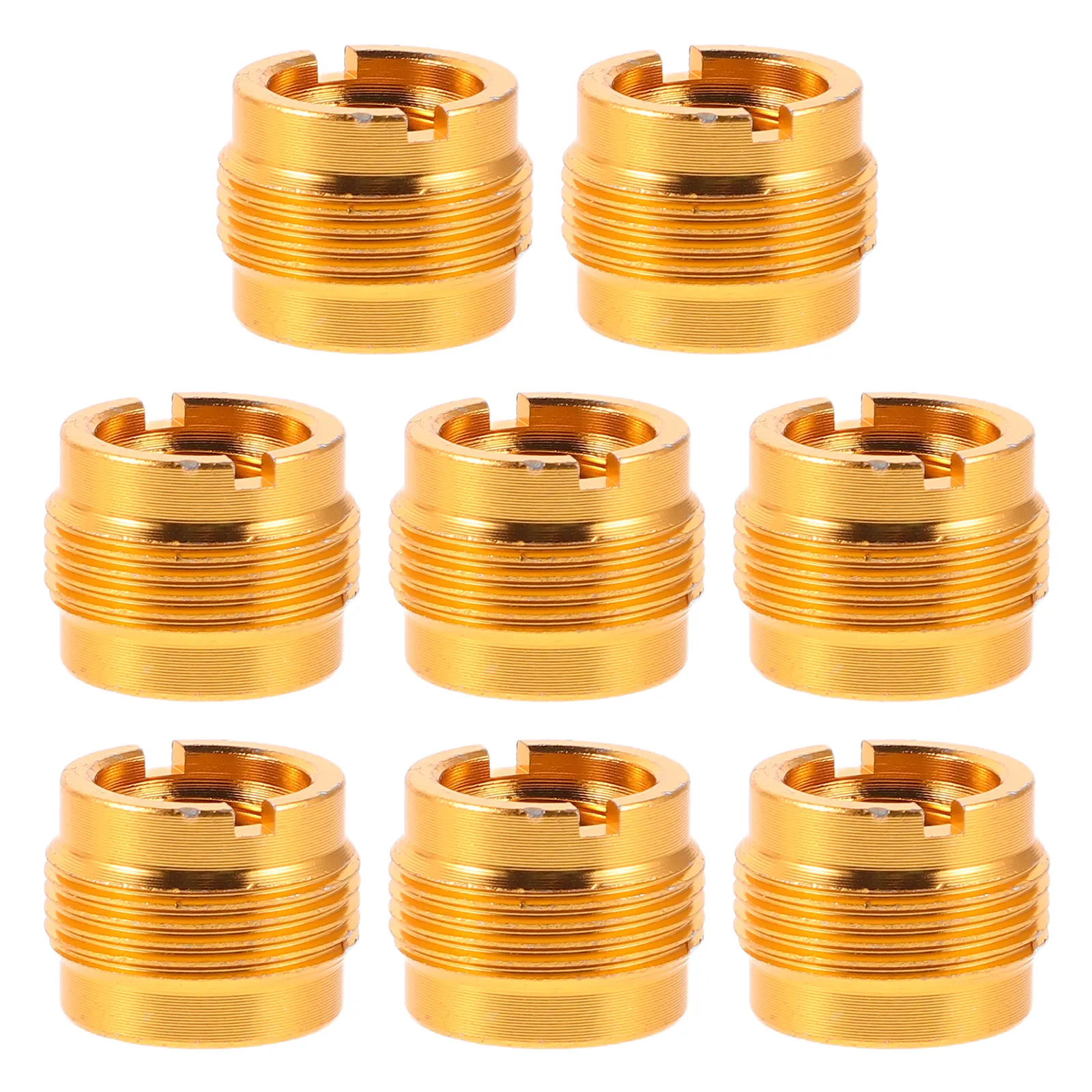 

8Pcs Microphone Adapter Set Metal Mic Clip Converter Nut Shock Mount Recording Performance Mic Holder Mic Stand Thread Adapter