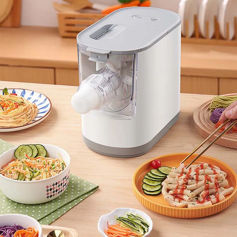 【Más Vendido】Máquina Eléctrica para Pasta Versión 2025, Máquina Automática para Hacer Fideos, Prensa de Masa Doméstica, Mesin Pembuat Mie