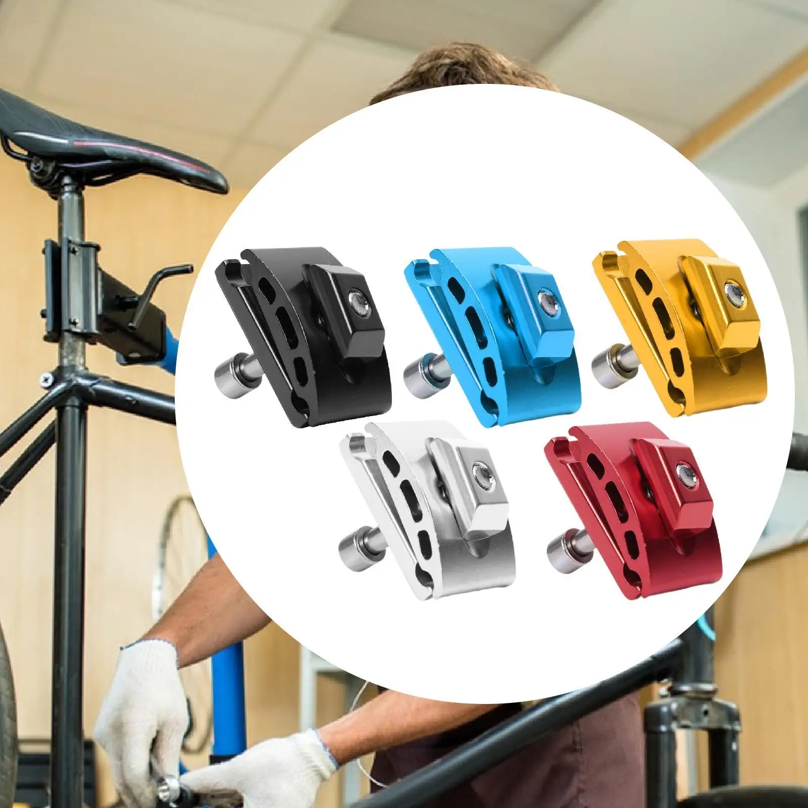 

Bicycle Seatpost Head Bike Saddle Post Head Portable Sturdy, Repair Tool Single Rod Head Parts Replacement Screw Seat Tube Head