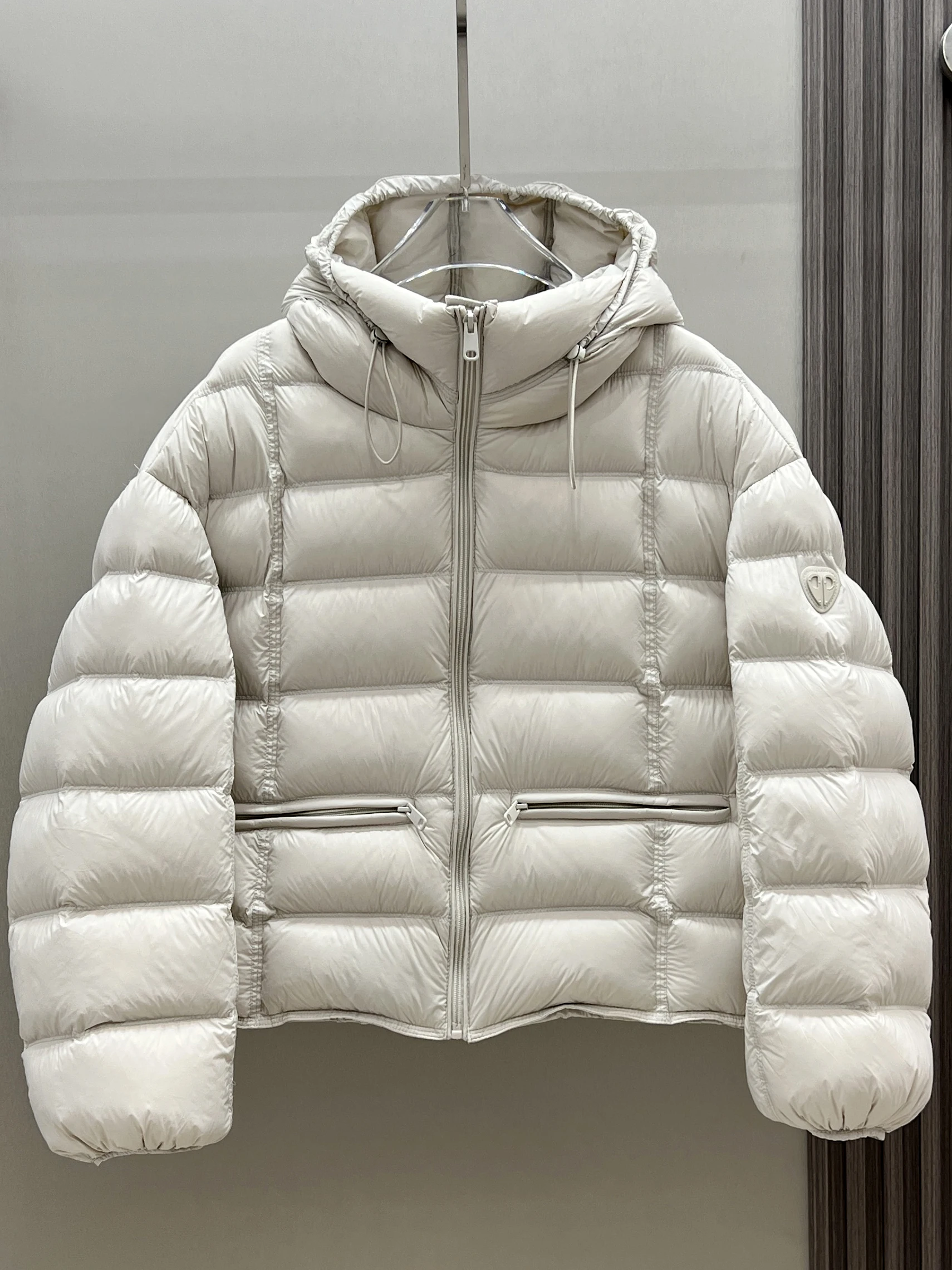 

Warm Puffer Jaet Women's Winter New Sle 90% White Du down Filling Hooded Casual Loose Fit Thi Outerwear Coat