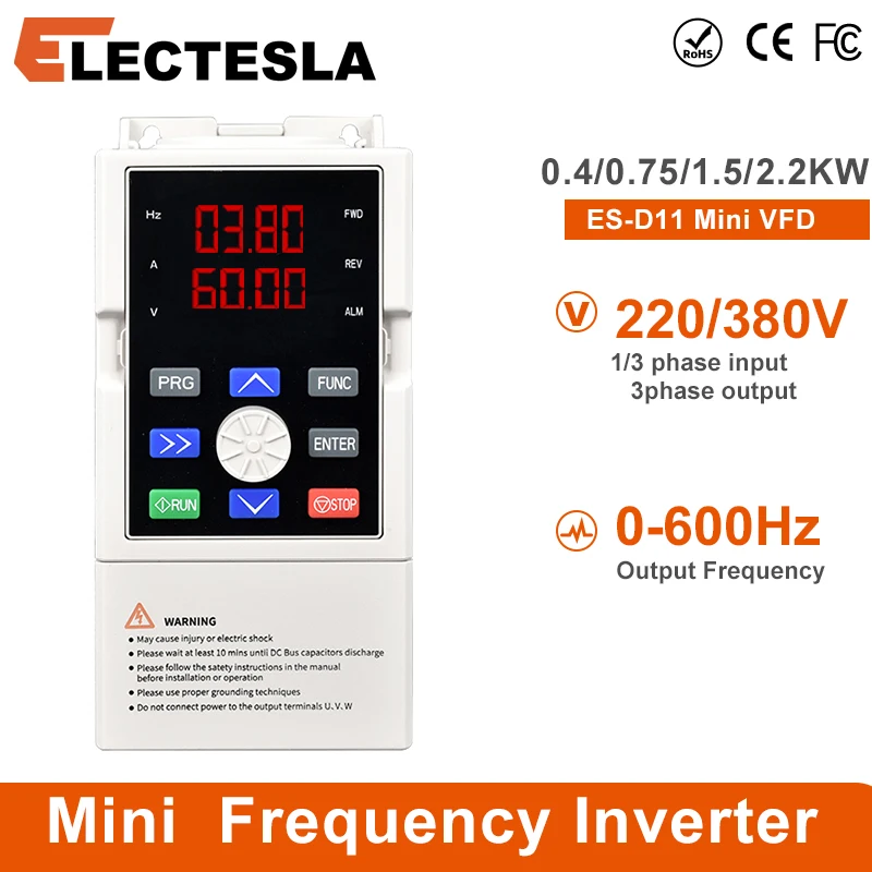 Vfd 220V/380V 0.4KW…