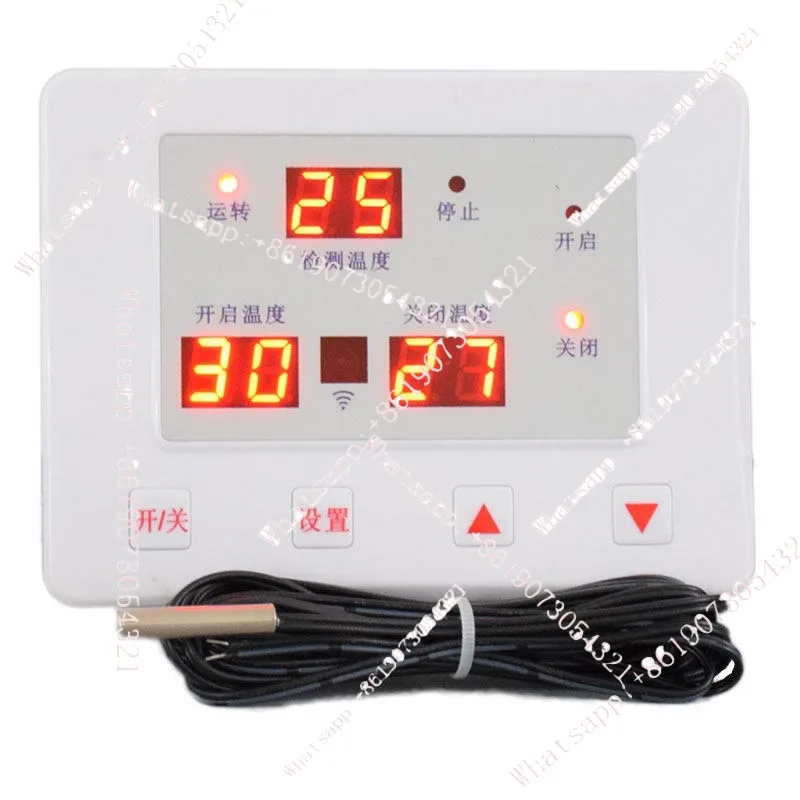 

Greenhouse automatic ventilator AC temperature control instrument, intelligent thermostat, dual-axis 35w geared motor