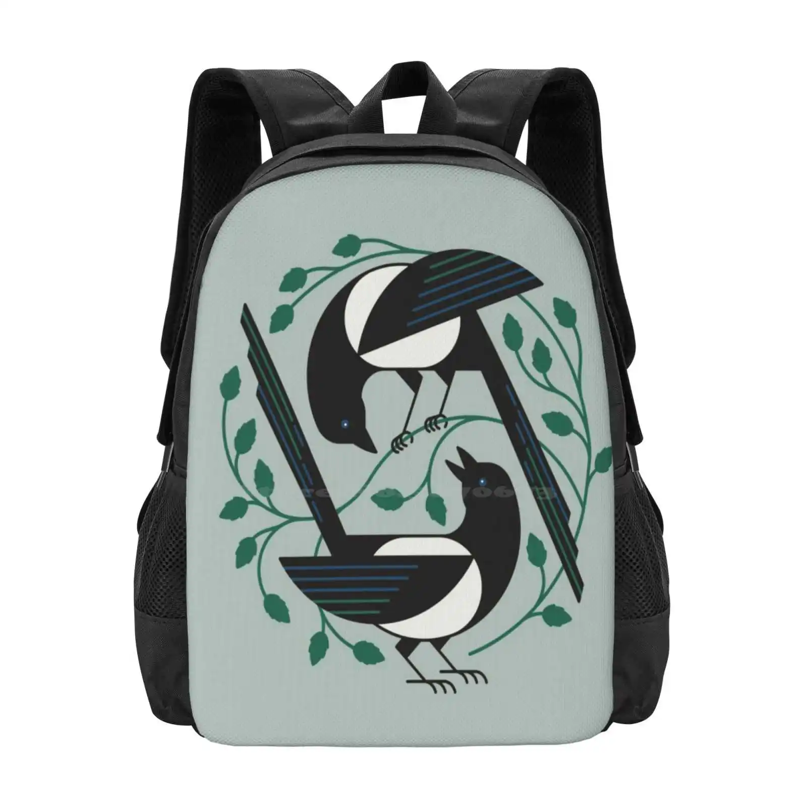 

The Joy Of Spring Hot Sale Schoolbag Backpack Fashion Bags The Paper Crane Rick Crane Thepapercrane Animals Minimalist Art Cool