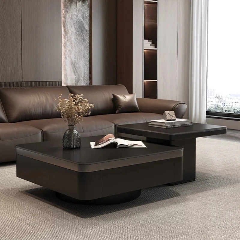 Modern Home Coffee Tables Living Room Mid Century Sedentary Auxiliary Center Table Mid-century Luxury Mesa Lateral Furniture