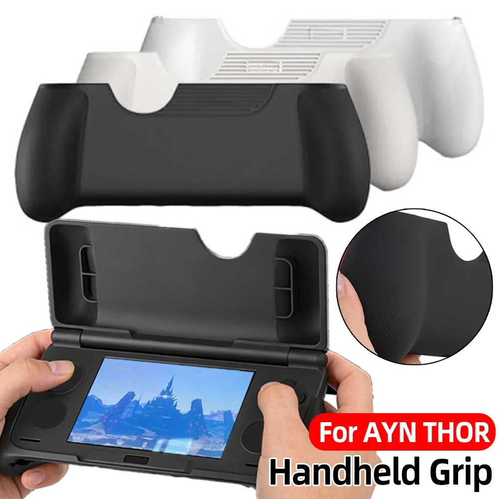 

Dual Screen Game Console Grip for AYN THOR Portable Joypad Handheld Grip Silicone Game Control Stand Holder for AYN THOR