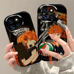 Anime Haikyuu For Xiaomi Mi 14 12 12T 11 Lite Poco M6 X6 X5 X4 X3 Pro GT NFC 5G Wave Oil Cover Phone Case