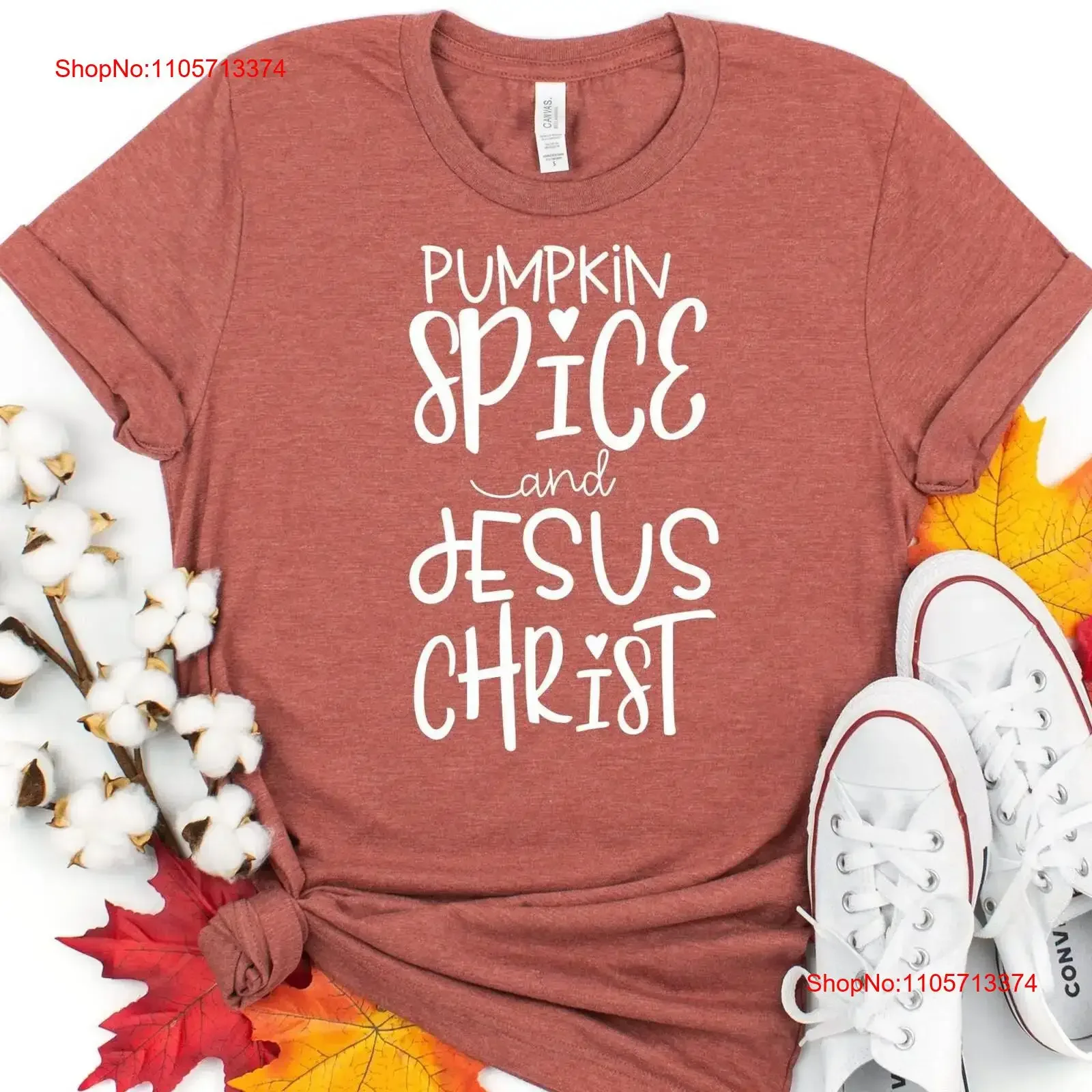 Pumpkin spice and Jesus christ Thanksgiving shirts Hello fall Mom shirt Faith Christian vintage Washed Casual Unisex homme