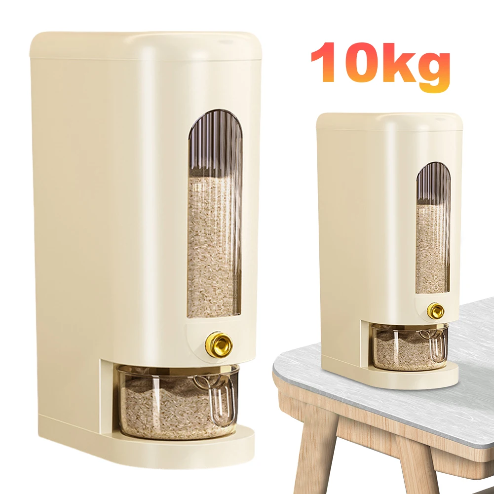 5/10KG Cibo per animali domestici Organizzatore di riso Contenitore di stoccaggio del riso a prova di insetti Mantenere asciutto Scatola di immagazzinaggio di cereali di mais di soia fresca di grande capacità