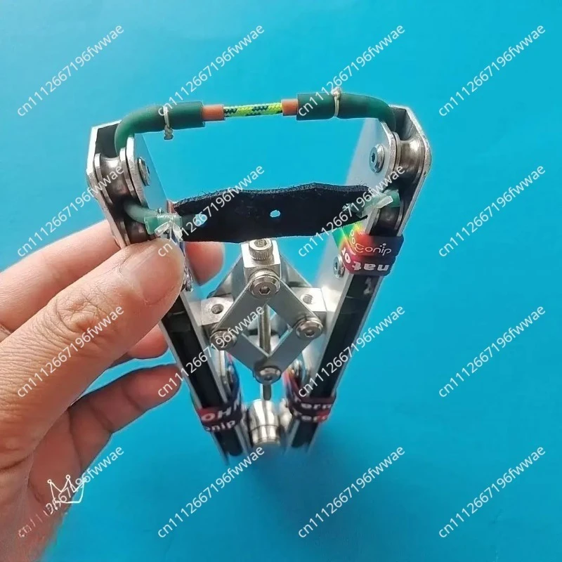 New Steel Ball Archery all Metal eight pulley dual-purpose pulley slingshot with adjustable door size
