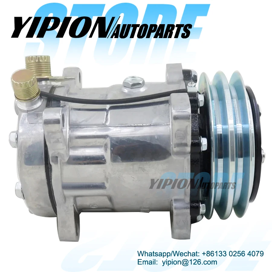 For Auto AC Compressor Sanden SD7H15 7863 7867 8024 8031 8062 4663 4779  6036 8258  8104 132MMm 2pk 12V