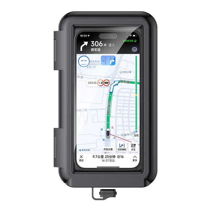 Motorcycle Mobile Phone Holder Rainproof Touch Screen Bicycle Electric Vehicle Motorcycle Holder Handlebar Stand Case Mount