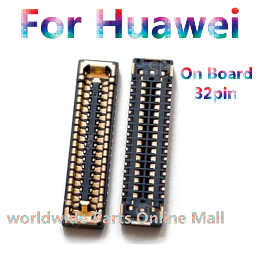 Display Screen FPC Connector On Motherboard For Huawei Nova 6 SE 6SE/Nova6/Honor V30/View V30 Pro/Play 3 4T 4Pro 32Pin LCD