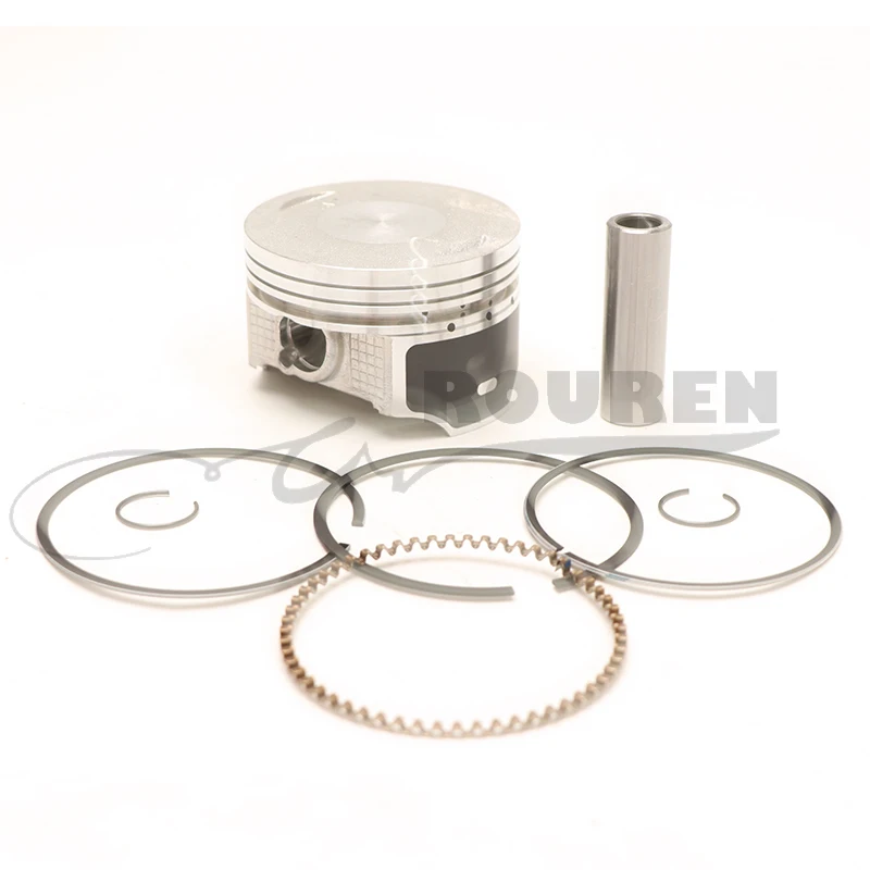 Motorcycle 65.5mm Piston 15mm Pin Ring Set Fit for Zongshen Loncin 250cc CB250 Engine ATV Quad Bike HH-115 Dirt Bike Accessories