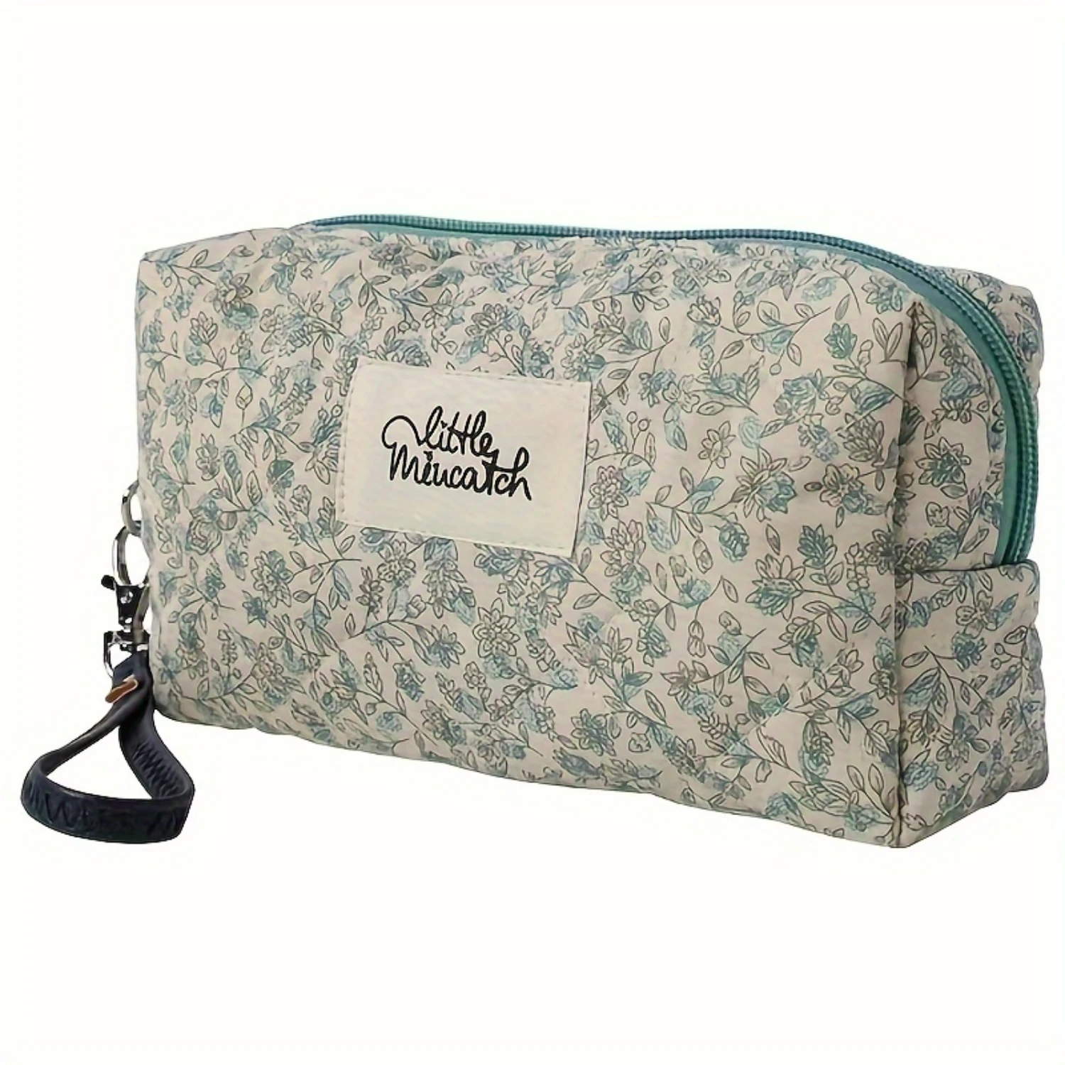 Cute makeup bag organizer, travel makeup bag, aesthetic naughty cotton flower makeup bag, ladies girls toiletry bag