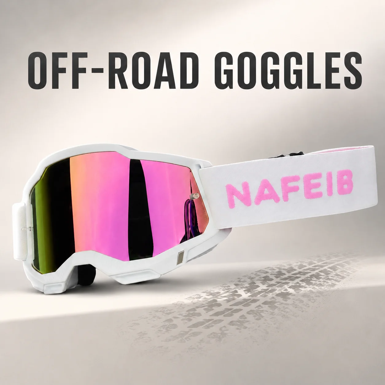 Off-road goggles, motorcycle eyewear, anti-impact windproof universal ski glasses