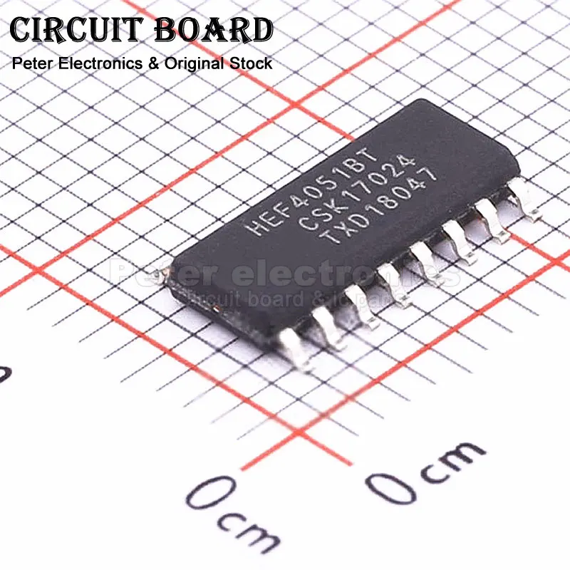 10Piece HEF4051BT,653 HEF4051BT HEF4051 HCF4051 MUX/DE SOIC-16 Analog Switches Multiplexers Available