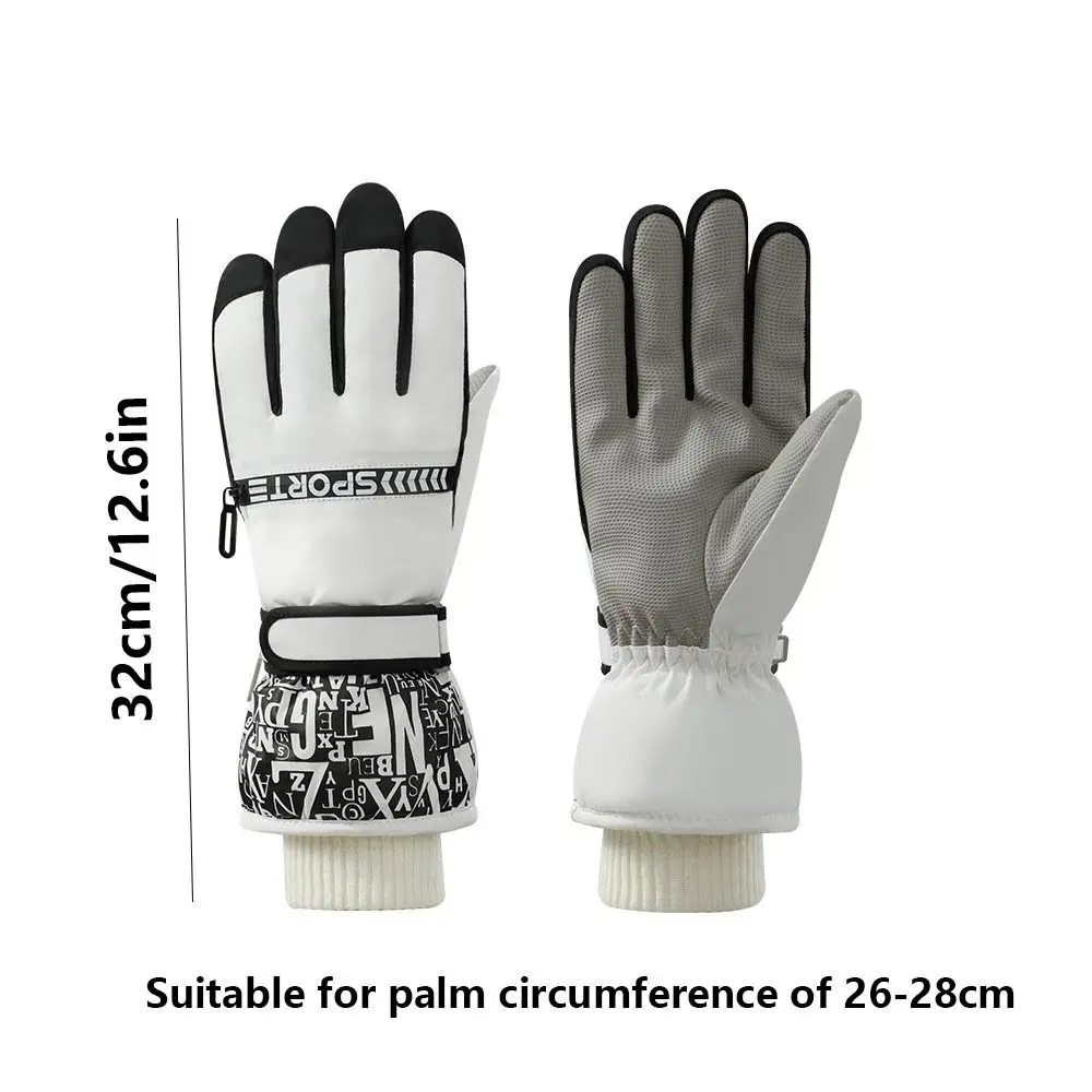 TouchScreen Snow Ski Gloves Windproof Waterproof Warm Cycling Gloves Cold Resistance Full Finger Snowboard Mittens Winter