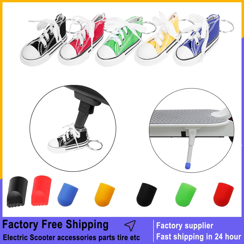 Gummihülle für Seitenständer, Fußstütze, Schutzhülle für Xiaomi, Ninebot, iScooter Elektroroller, Schutzteile