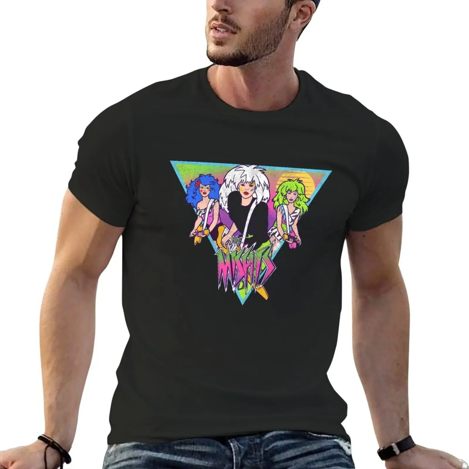 

80s Jem - Roxy - Stormer - Pizzazz T-Shirt man t shirt baggy shirts sublime oversized t shirt mens cotton t shirts