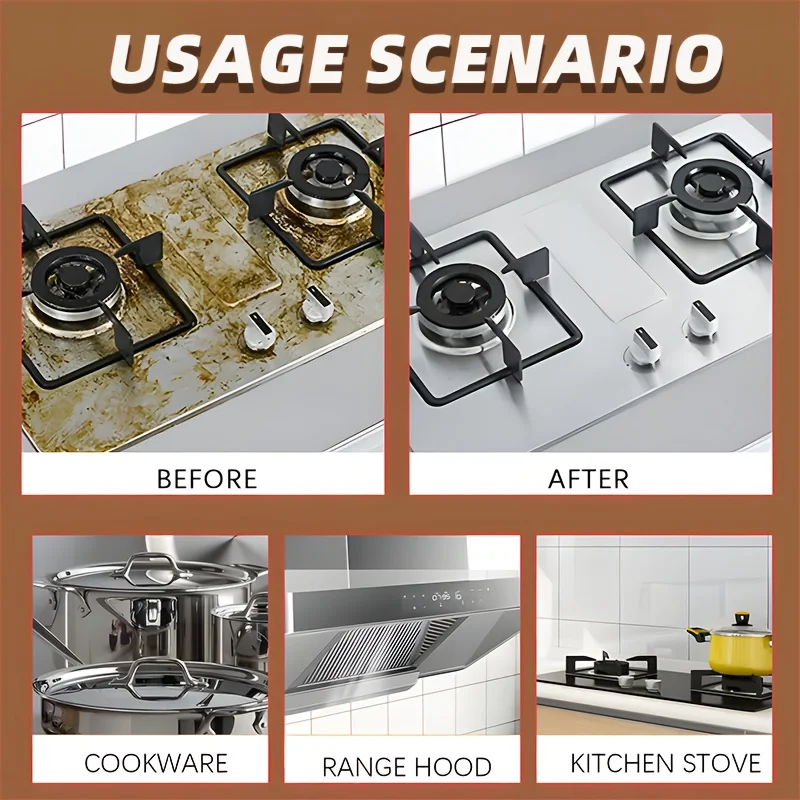 Mehrzweck-Metallpolierpaste, Edelstahl-Poliercreme, Chrom-Auto-Finish, Küchenutensilien, Wasserhähne, Waschbecken, Öfen, Grills