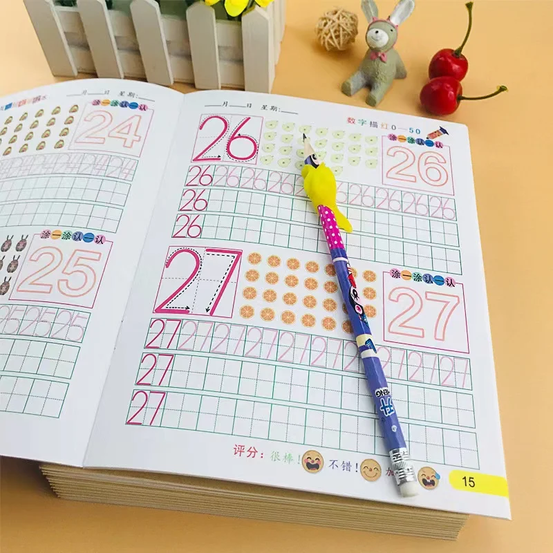 

Hot SaleEnglish Excercise Book，Writing Learning English，For Kid Children kindergarten Exercises Calligraphy Practice Book libros