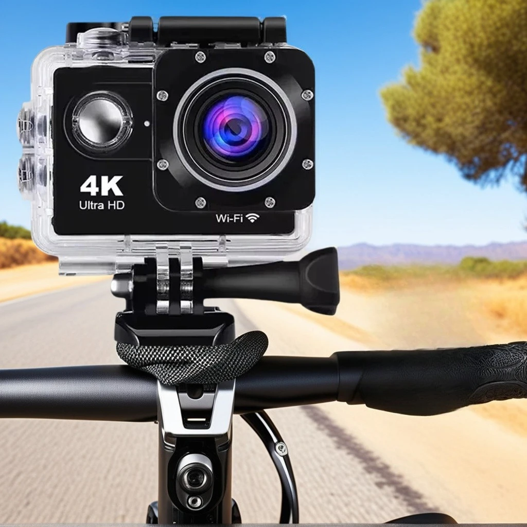 

170 ° Подводная экшн-камера — камера для шлема с сенсорным экраном 4K WiFi