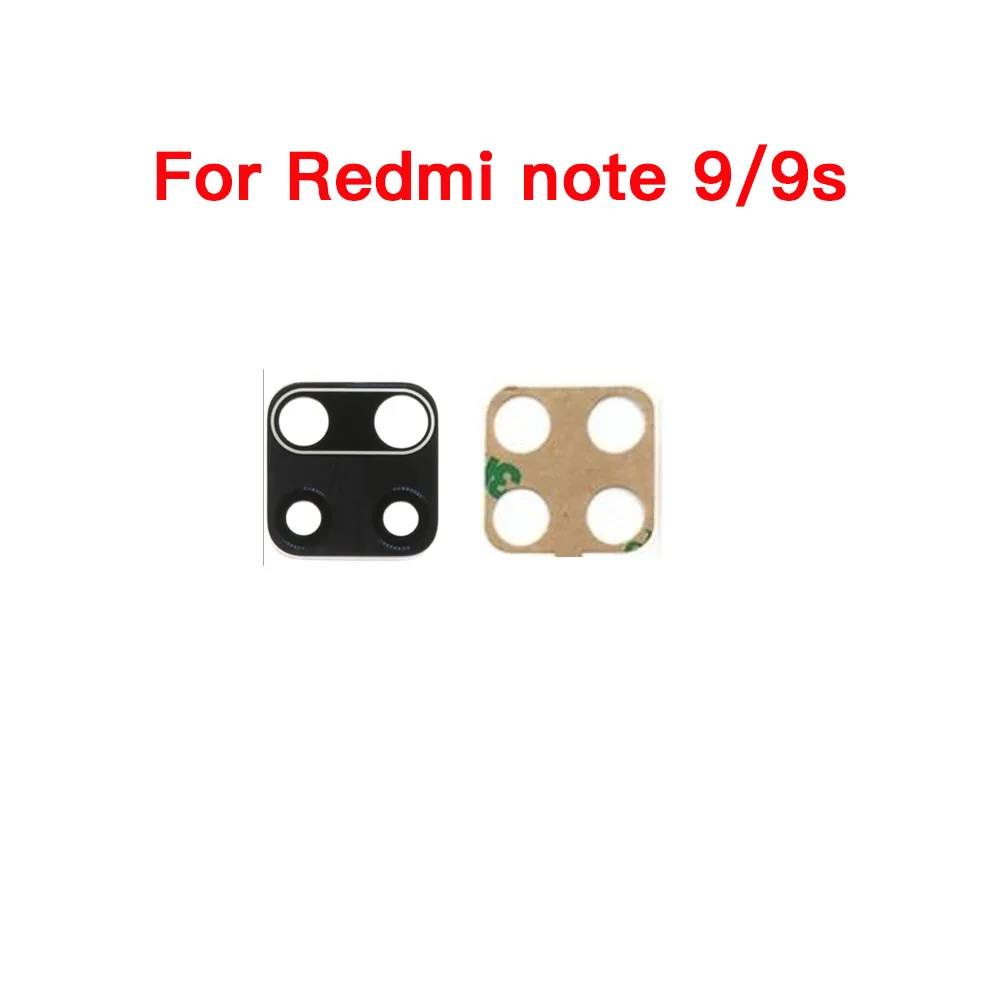 Back Rear Camera Glass Lens Replacement For Xiaomi Redmi Note 9 /  9S  With Double Sided Adhesive,Remove Tools